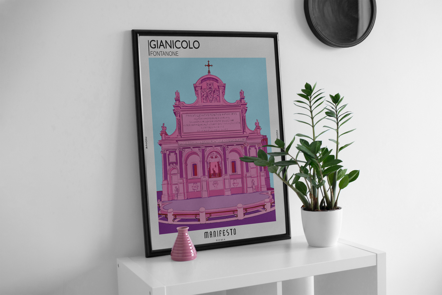 GIANICOLO- FONTANONE Poster (30x40cm)