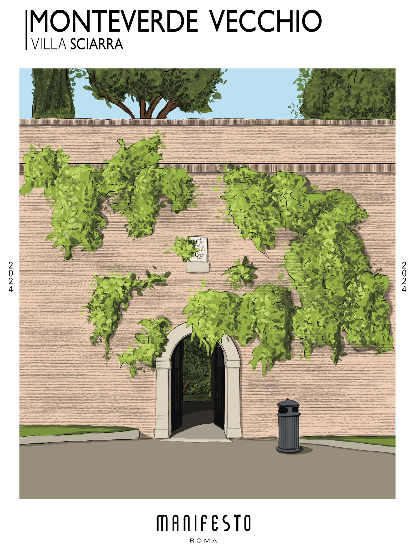 MONTEVERDE VECCHIO - VILLA SCIARRA  Poster (30x40cm)