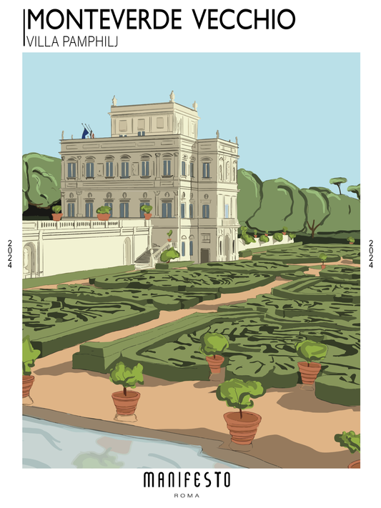 MONTEVERDE VECCHIO - VILLA PAMPHILJ Poster (30x40cm)