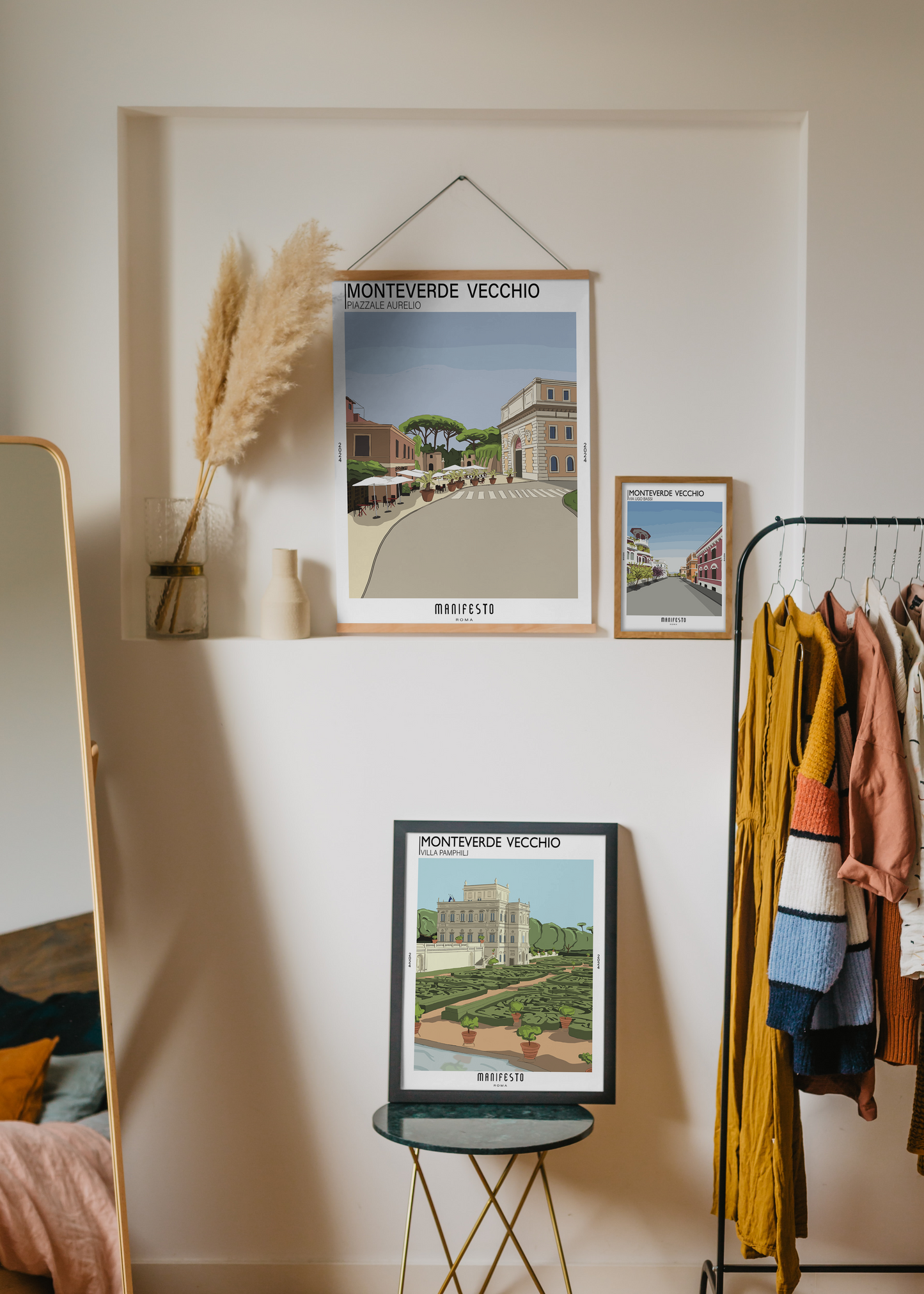 MONTEVERDE VECCHIO - PIAZZALE AURELIO Poster (30x40cm)