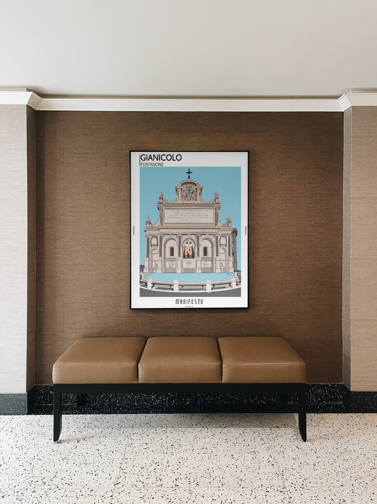 GIANICOLO- FONTANONE Poster (30x40cm)