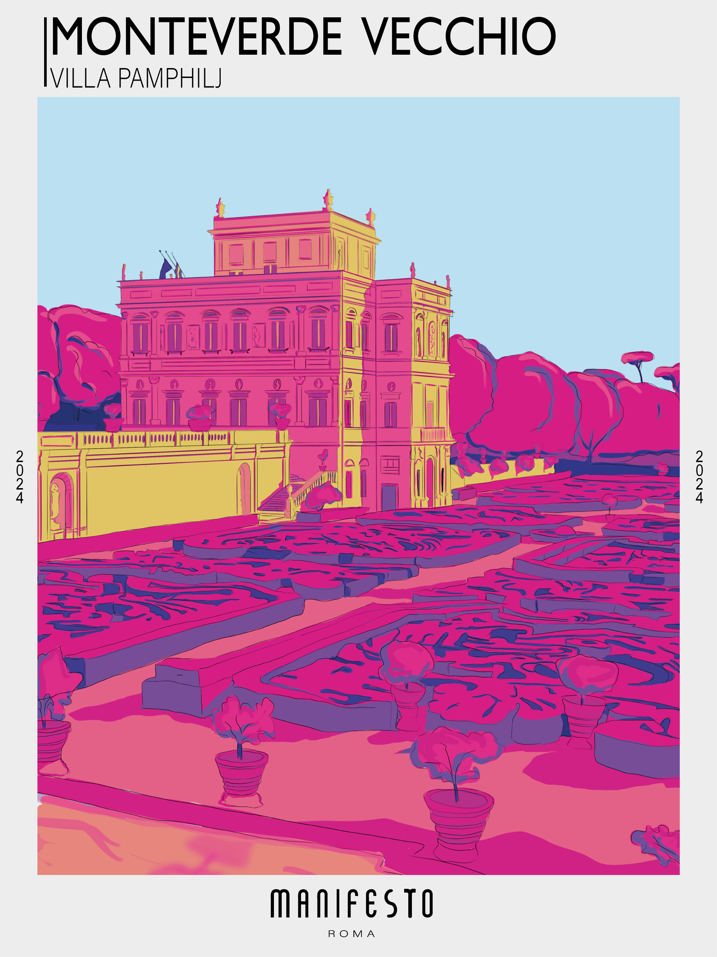 MONTEVERDE VECCHIO - VILLA PAMPHILJ Poster (30x40cm)