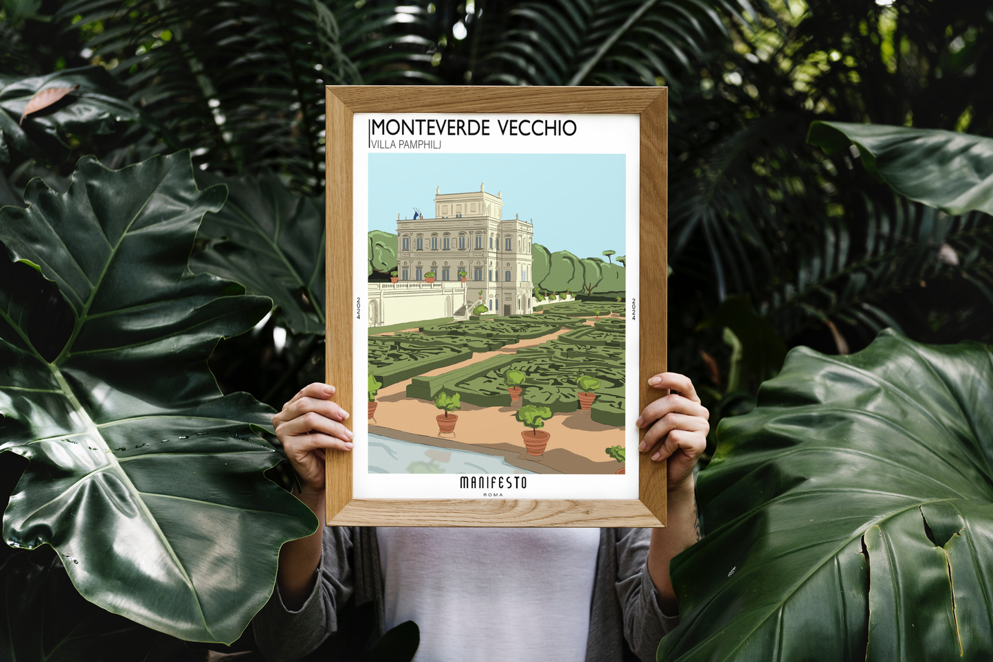 MONTEVERDE VECCHIO - VILLA PAMPHILJ Poster (30x40cm)
