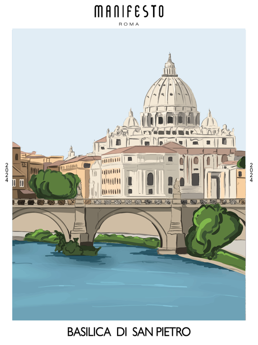 BASILICA DI SAN PIETRO Poster (30x40cm)